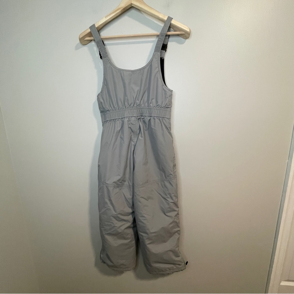 L.L. Bean Kids Gray Snow Overalls - Picture 4 of 7